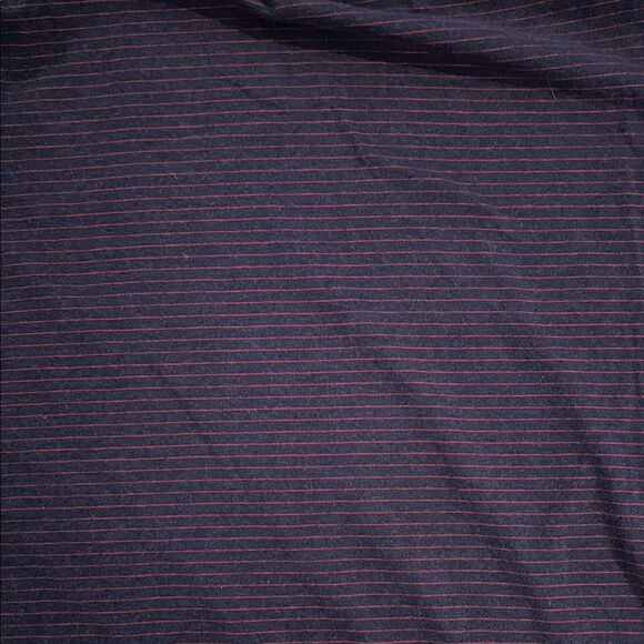 Goodfellow & Co Dark Blue Striped Tee - Picture 3 of 4